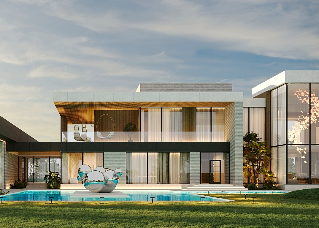 Современная вилла как воплощение архитектурной лёгкости и роскоши